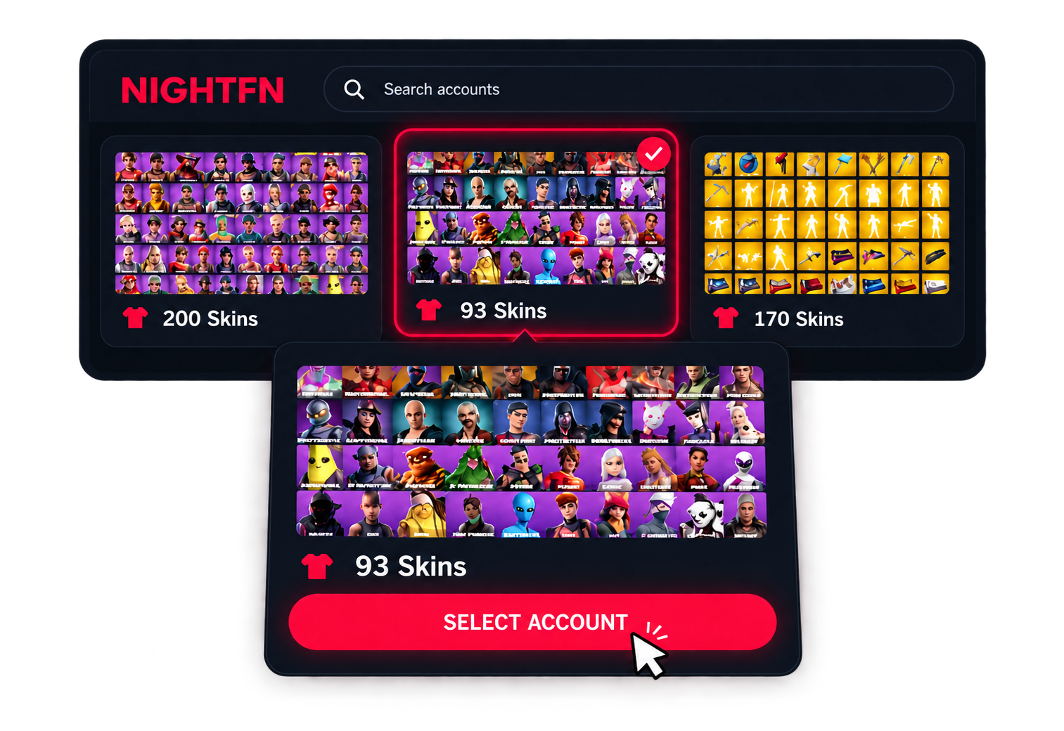Select Account — NightFN buying guide
